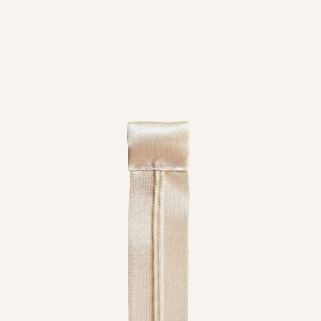 Silkeputetrekk | 100 % Mulberry-silke i Champagne