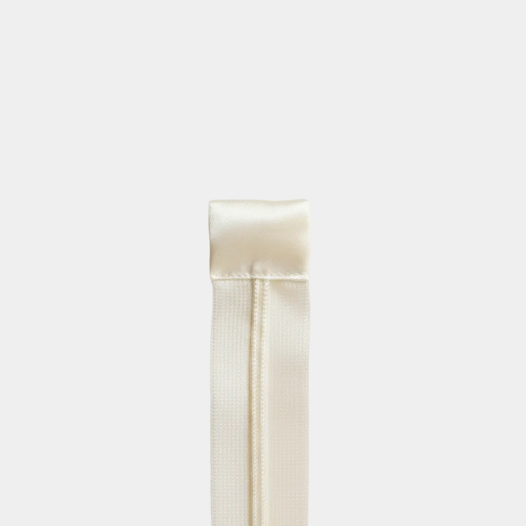 Silkeputetrekk | 100 % Mulberry-silke i Hvit